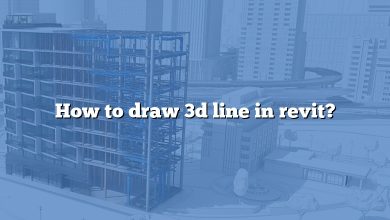 How to draw 3d line in revit?