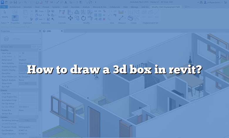 How to draw a 3d box in revit?