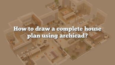 How to draw a complete house plan using archicad?