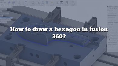 How to draw a hexagon in fusion 360?