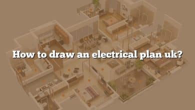 How to draw an electrical plan uk?