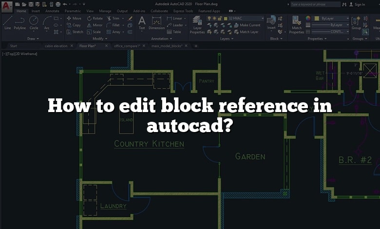 How To Edit Block Reference In Autocad 