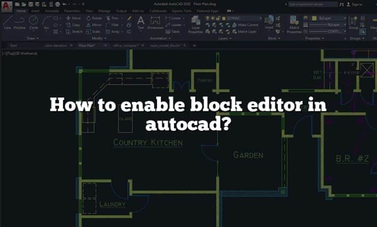 Block Editor In Autocad