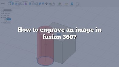 How to engrave an image in fusion 360?