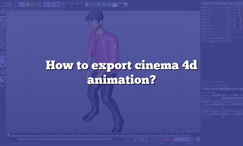 How to export cinema 4d animation?