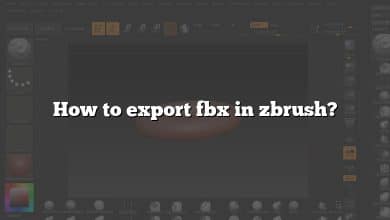 How to export fbx in zbrush?