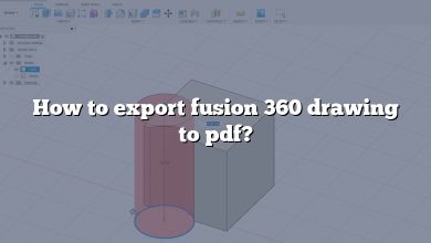 How to export fusion 360 drawing to pdf?