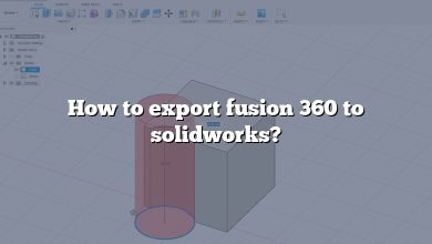 How to export fusion 360 to solidworks?