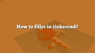 How to fillet in tinkercad?