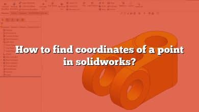 How to find coordinates of a point in solidworks?