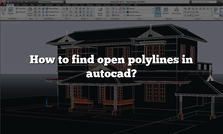 how-to-find-open-polylines-in-autocad