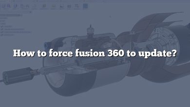 How to force fusion 360 to update?