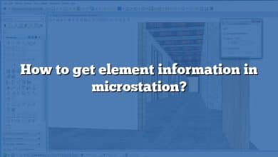 How to get element information in microstation?