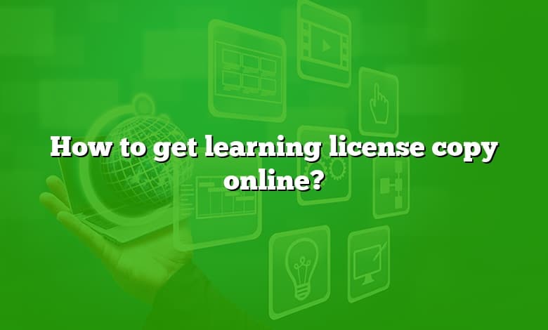 How to get learning license copy online?