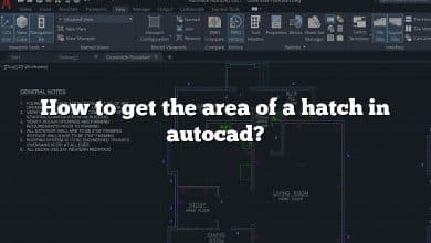 How to get the area of a hatch in autocad?