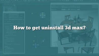 How to get uninstall 3d max?