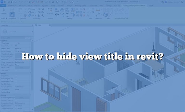 revit hide view title on sheet