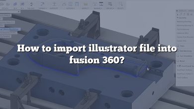 How to import illustrator file into fusion 360?