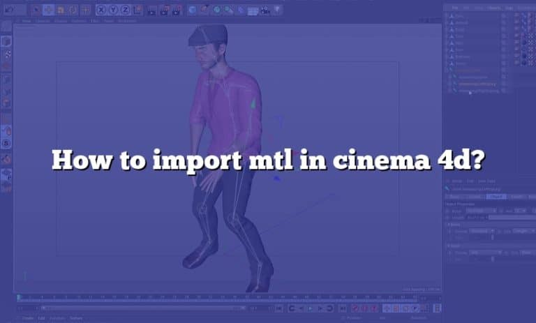 Как загрузить mtl в cinema 4d