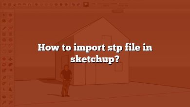 How to import stp file in sketchup?