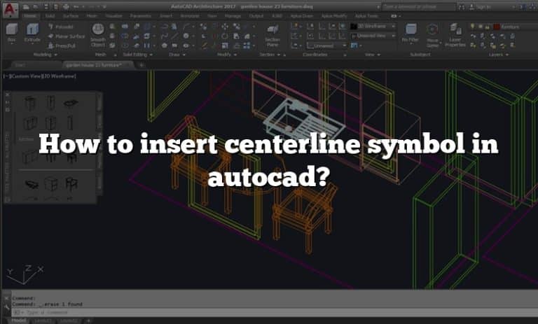 How Do You Insert A Centerline Symbol In Autocad