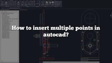 How to insert multiple points in autocad?