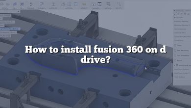 How to install fusion 360 on d drive?