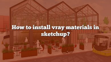 How to install vray materials in sketchup?