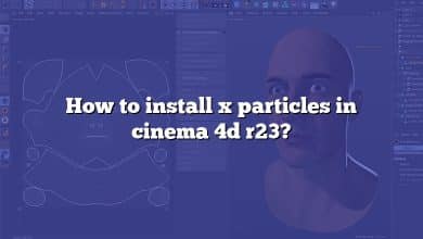 How to install x particles in cinema 4d r23?