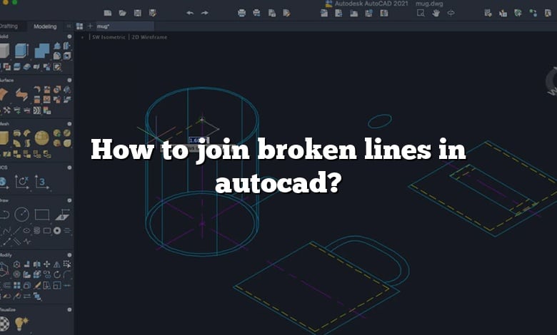 How to join broken lines in autocad?