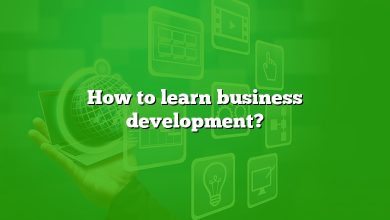 How to learn business development?