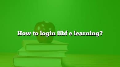 How to login iibf e learning?