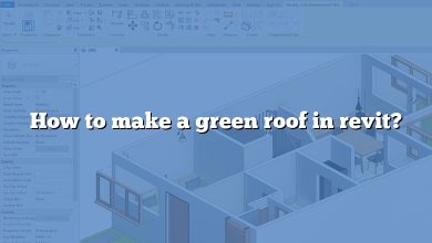 How to make a green roof in revit?