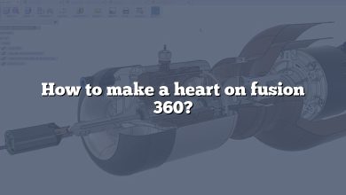 How to make a heart on fusion 360?