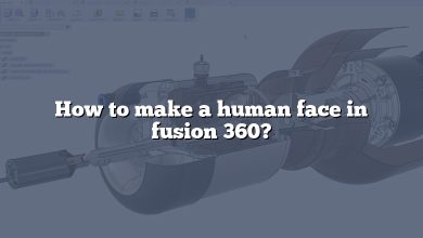 How to make a human face in fusion 360?