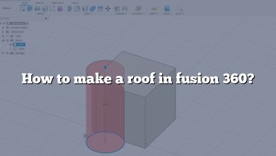 How to make a roof in fusion 360?