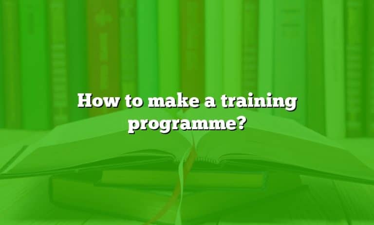 how-to-make-a-training-programme