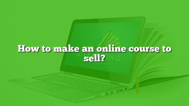 How to make an online course to sell?