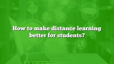 How to make distance learning better for students?