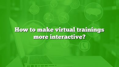 How to make virtual trainings more interactive?