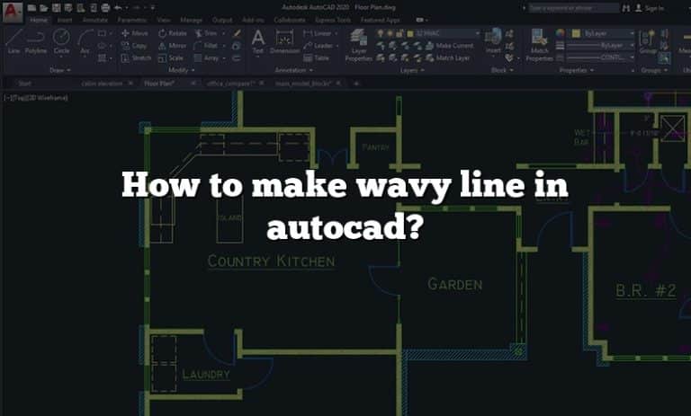 how-to-make-wavy-line-in-autocad