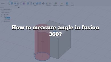 How to measure angle in fusion 360?