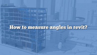 How to measure angles in revit?