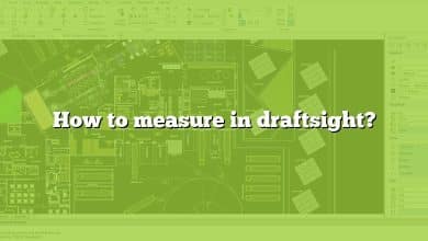 How to measure in draftsight?
