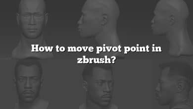 How to move pivot point in zbrush?