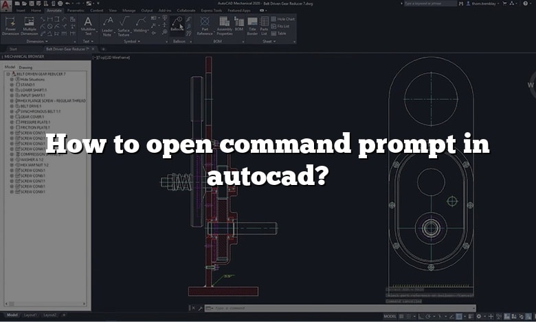 How To Open Command Prompt In Autocad Answer 2022