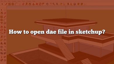 How to open dae file in sketchup?