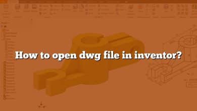 How to open dwg file in inventor?