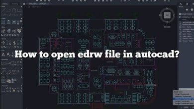 How to open edrw file in autocad?