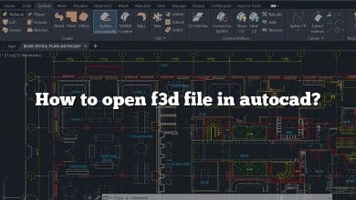 How to open f3d file in autocad?